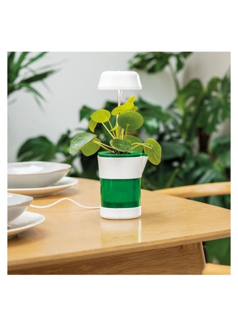 Growing System Indoor Herb Garden Germination Starter Kit LED Grow Light Height Adjustable Self Watering Automatic Indoor Self-Watering Pot With LED Full-Spectrum Light
