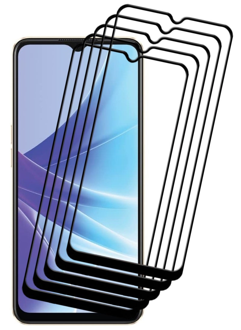 ACLIX 5 Pieces Antistatic ESD Dustproof Premium Quality High Definition Tempered Glass Screen Protector Designed For Oppo A77s - Image 1