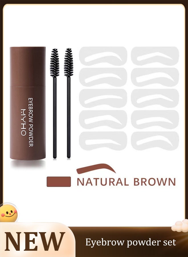 Generic Brown waterproof eyebrow powder  - Image 1