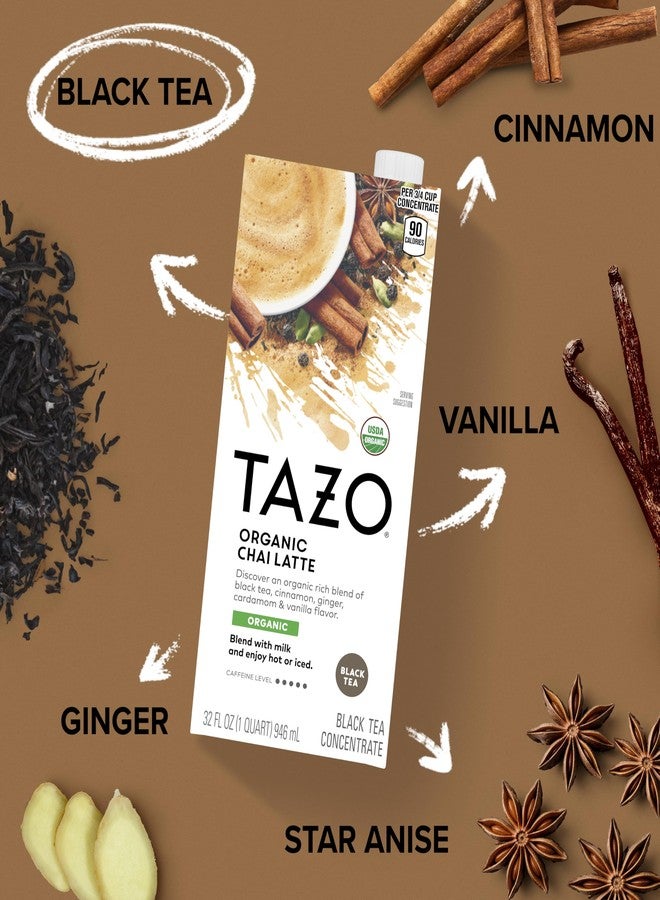 Tazo Tea Organic Chai Concentrate, 32 oz - Image 4