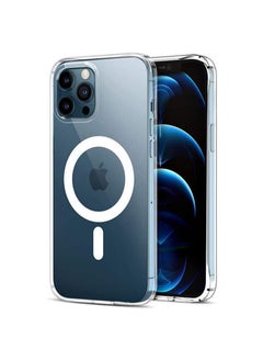 iPhone 12 Pro Max Absorption MagSafe/Wireless Charging Glass Case Cover Clear