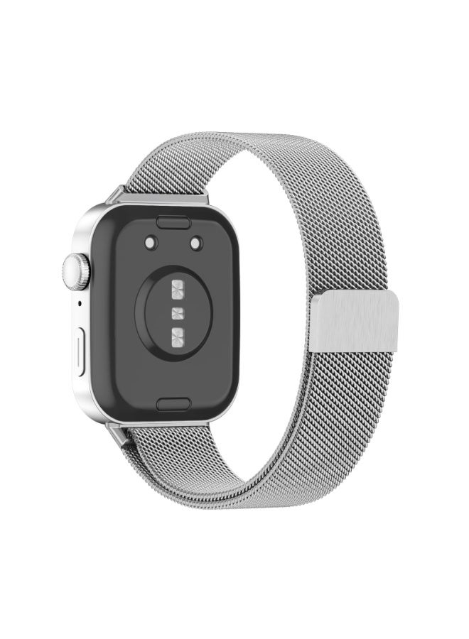 ChicVibe Metal Strap Compatible with Huawei Watch Fit 3/4/4 Pro, Magnetic Mesh Stainless Steel Bands Women Men Loop Replacement Watch Band for Huawei Watch Fit 4/Fit 4 Pro/3 Straps - Image 2