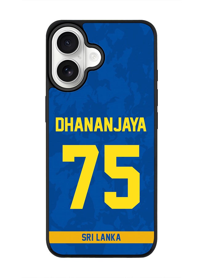 Stylizedd iPhone 17 Case, [Compatible with MagSafe] Slim Magnetic cover Phone Case iPhone 17 -Sri lanka Dhananjaya de Silva Jersey No 75 - Image 1