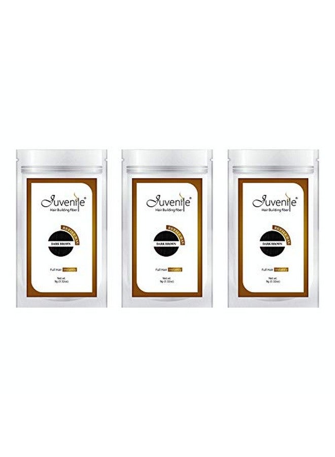 جوفينايل عبوة إعادة تعبئة ألياف الشعر باللون البني الداكن 27 جرام - Image 1