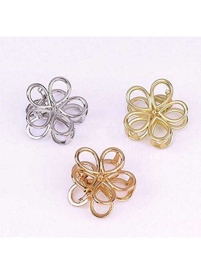 Suoirblss Set of 4 Mini Jaw Clip Hair Claw Clip Clamps Fashion Small Clips Clamps Hairpins Hair Accessories for Women Styling Hairdressing (A#) - Image 4