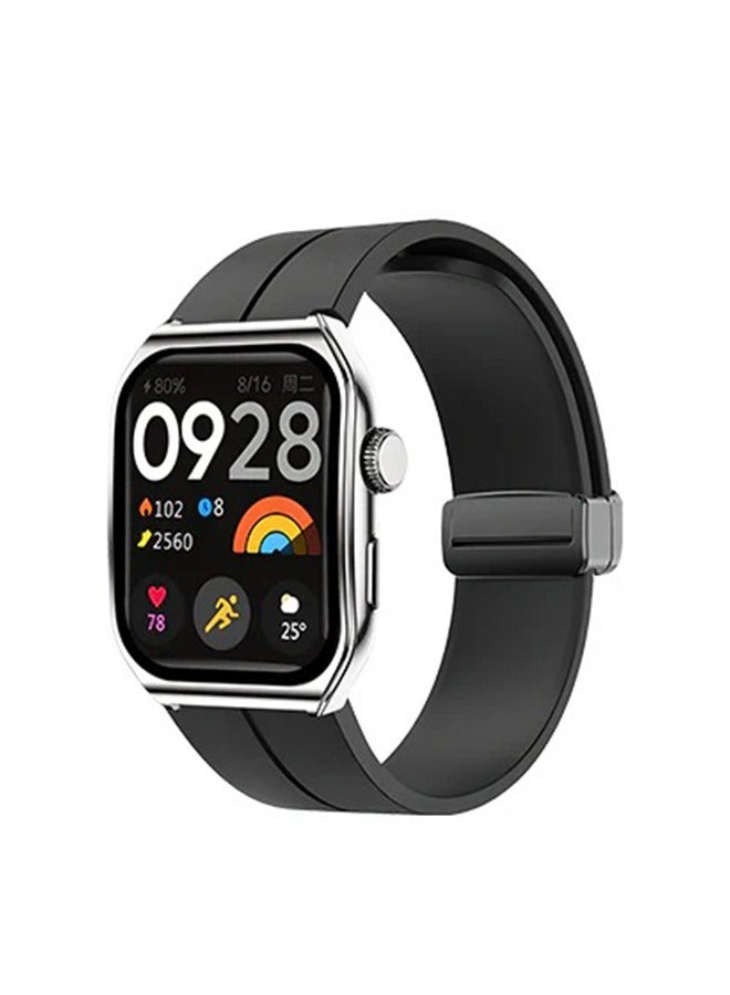 iCruze Pronto Flex Smartwatch with 2.01" Curved Display, Bluetooth Calling, Heart Rate & SpO2 Monitoring, Multi-Sport Modes, Message Alerts, IP67 Water Resistance - Image 1