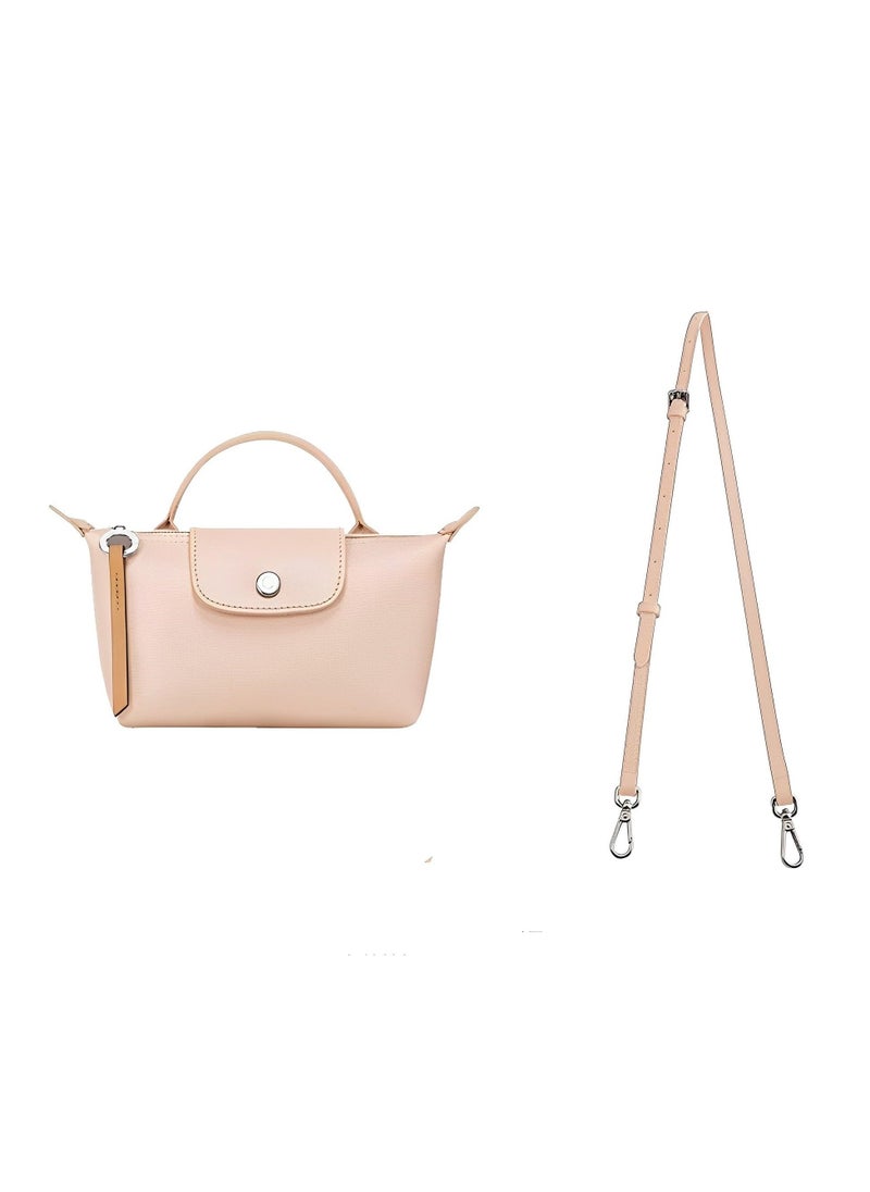 Generic - Genuine Leather Purse Straps - Adjustable Shoulder Strap for Longchamp Mini Bags - Image 1