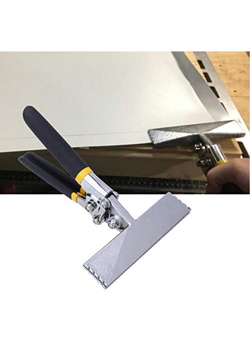 KUIDAMOS 6 Inch Seaming Pliers Sheet Bending Pliers Multifunctional Straight Metal Former Bender Straight Jaw Sheet Metal Hand Seamer Ductwork ToolsHand Bending Tool  - Image 5