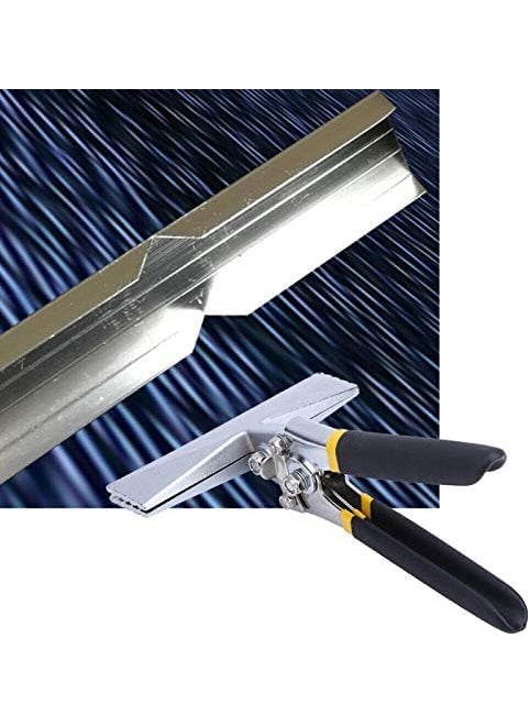 KUIDAMOS 6 Inch Seaming Pliers Sheet Bending Pliers Multifunctional Straight Metal Former Bender Straight Jaw Sheet Metal Hand Seamer Ductwork ToolsHand Bending Tool  - Image 2