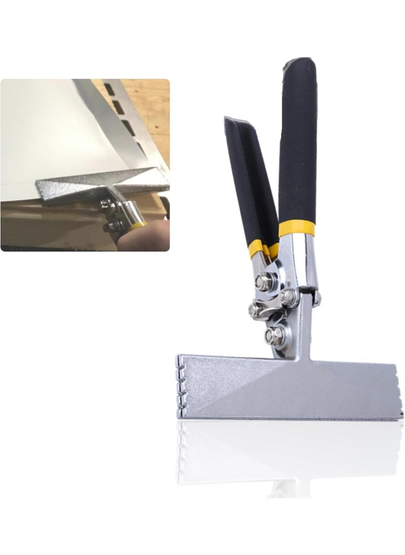 KUIDAMOS 6 Inch Seaming Pliers Sheet Bending Pliers Multifunctional Straight Metal Former Bender Straight Jaw Sheet Metal Hand Seamer Ductwork ToolsHand Bending Tool  - Image 1