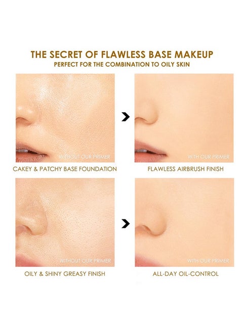 FOCALLURE Pore Filler Targeted Stick,Pore-minimizing Primer Stick with Lightweight Formula,Create a Perfectly Smooth and Matte Finish,Face Primer for All Skin Types Makeup