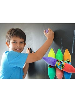 Ja-Ru JA-RU Jumbo Double Sided Sidewalk Chalk (1 Pack) 2 Color per Chalk  - Image 2