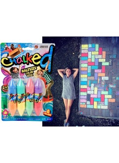 Ja-Ru JA-RU Jumbo Double Sided Sidewalk Chalk (1 Pack) 2 Color per Chalk  - Image 5