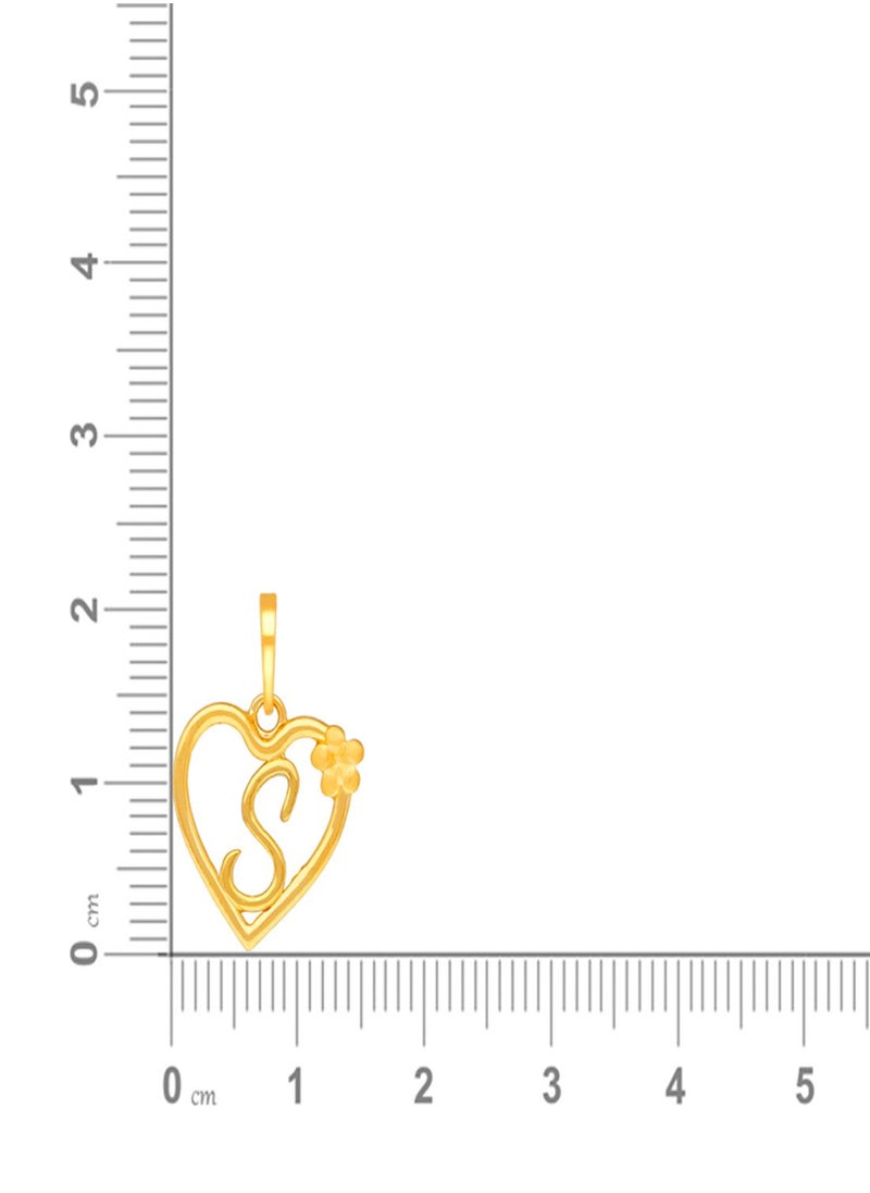 Malabar Gold and Diamonds 22k 916 Purity Gold Pendant for Women DZPN172SY  - Image 5