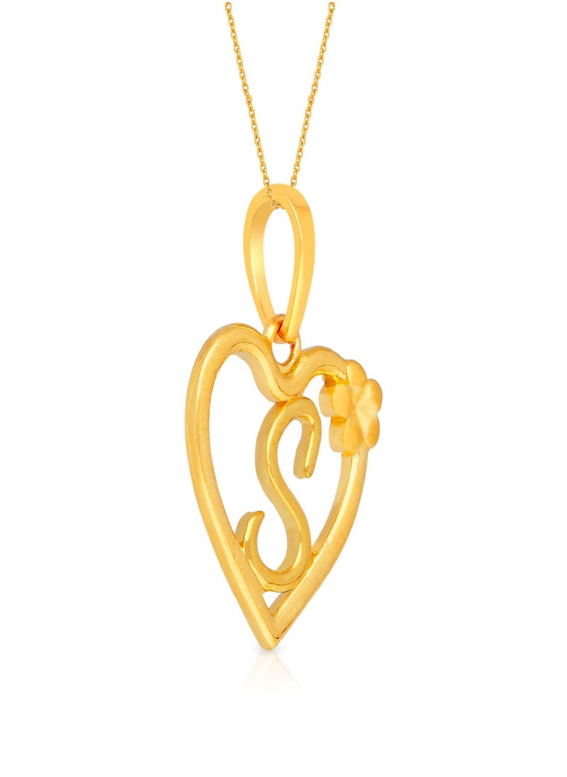 Malabar Gold and Diamonds 22k 916 Purity Gold Pendant for Women DZPN172SY  - Image 2