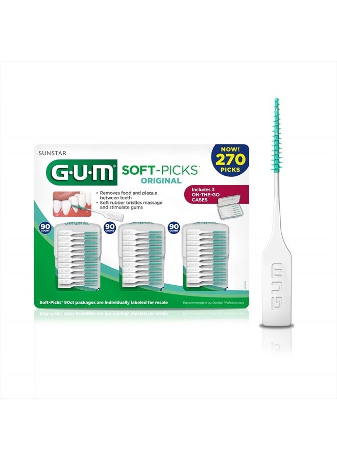 Gum 6325A Soft-Picks Original Dental Picks, 270 Count - Image 1