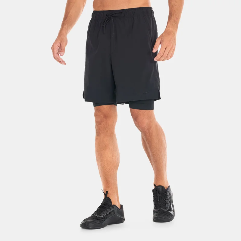 نايكي انليميتد شورت دراي-فت 18 سم (تقريبًا.) 2 في 1 فيرستايل للرجال