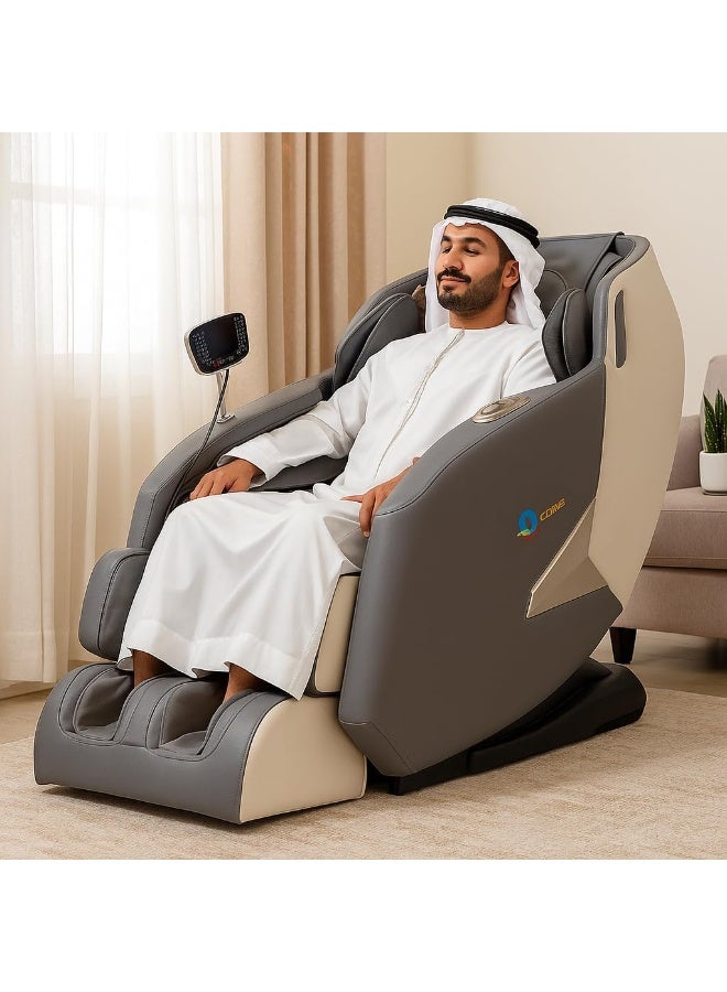 أوزون كرسي التدليك Ozone 4D OZ-5 Desire | كرسي تدليك كهربائي متعدد الوظائف للجسم بالكامل بتقنية شياتسو SL Track، مع خاصية انعدام الجاذبية ووظيفة موسيقية، هدية مثالية لأحبائك. - Image 2