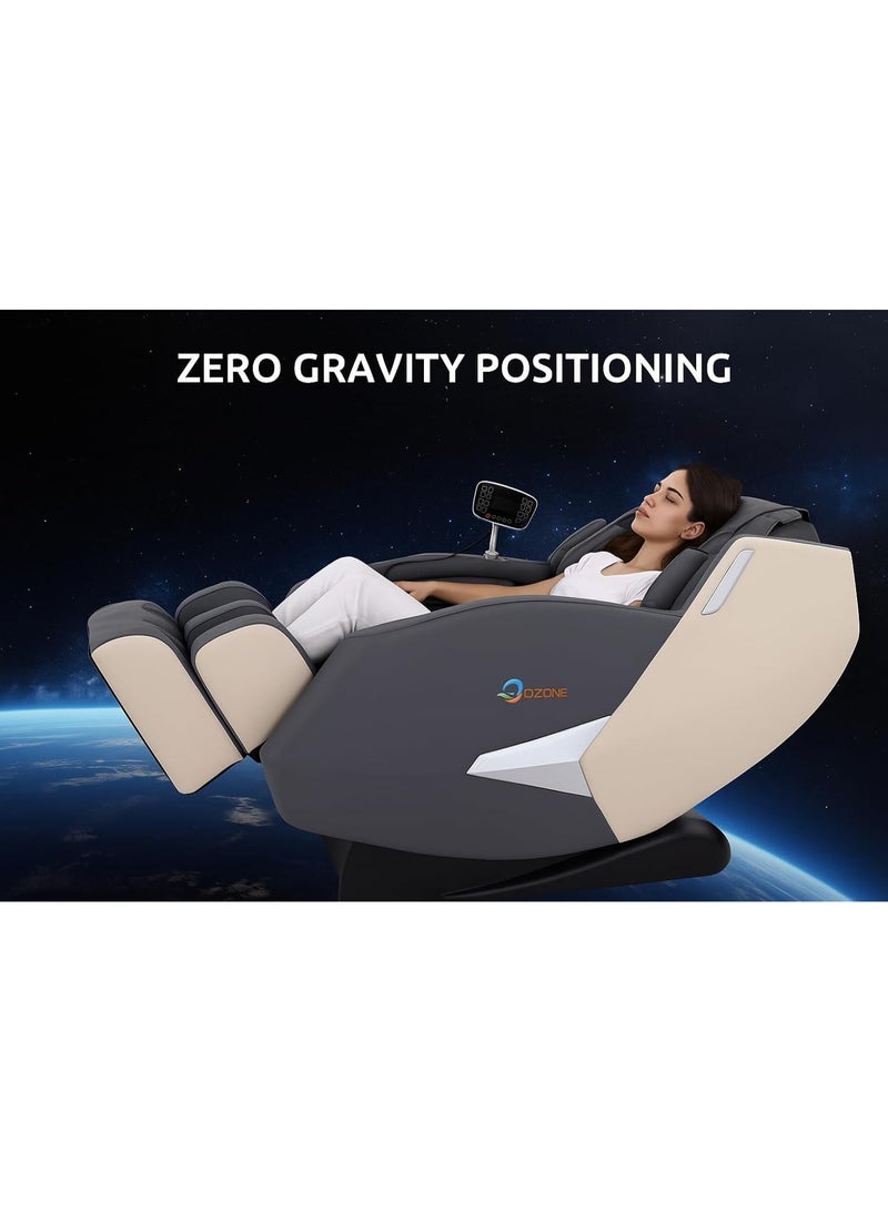 أوزون كرسي التدليك Ozone 4D OZ-5 Desire | كرسي تدليك كهربائي متعدد الوظائف للجسم بالكامل بتقنية شياتسو SL Track، مع خاصية انعدام الجاذبية ووظيفة موسيقية، هدية مثالية لأحبائك. - Image 4