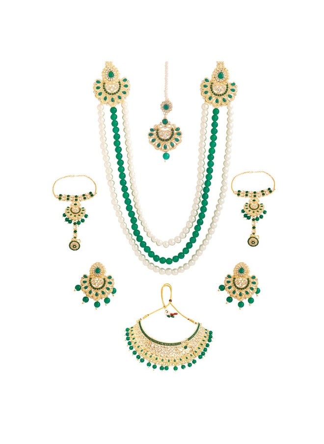 Yellow Chimes Jewellery Set(YCTJNS-560BRDLSET-GR) - pzsku/Z04C1CBAD7AD0BD38269CZ/45/_/1729075048/07afda62-189b-4994-8d5e-509e54287306