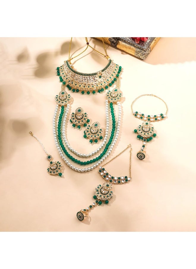 Yellow Chimes Jewellery Set(YCTJNS-560BRDLSET-GR) - pzsku/Z04C1CBAD7AD0BD38269CZ/45/_/1729075050/1e1ecb2b-6507-4790-a7f7-42846a10925f