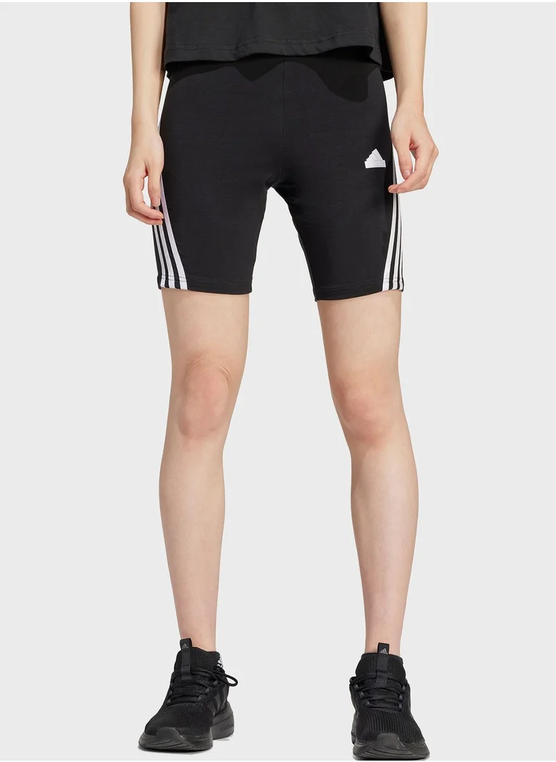 Adidas Future Icon 3 Stripe Biker Shorts