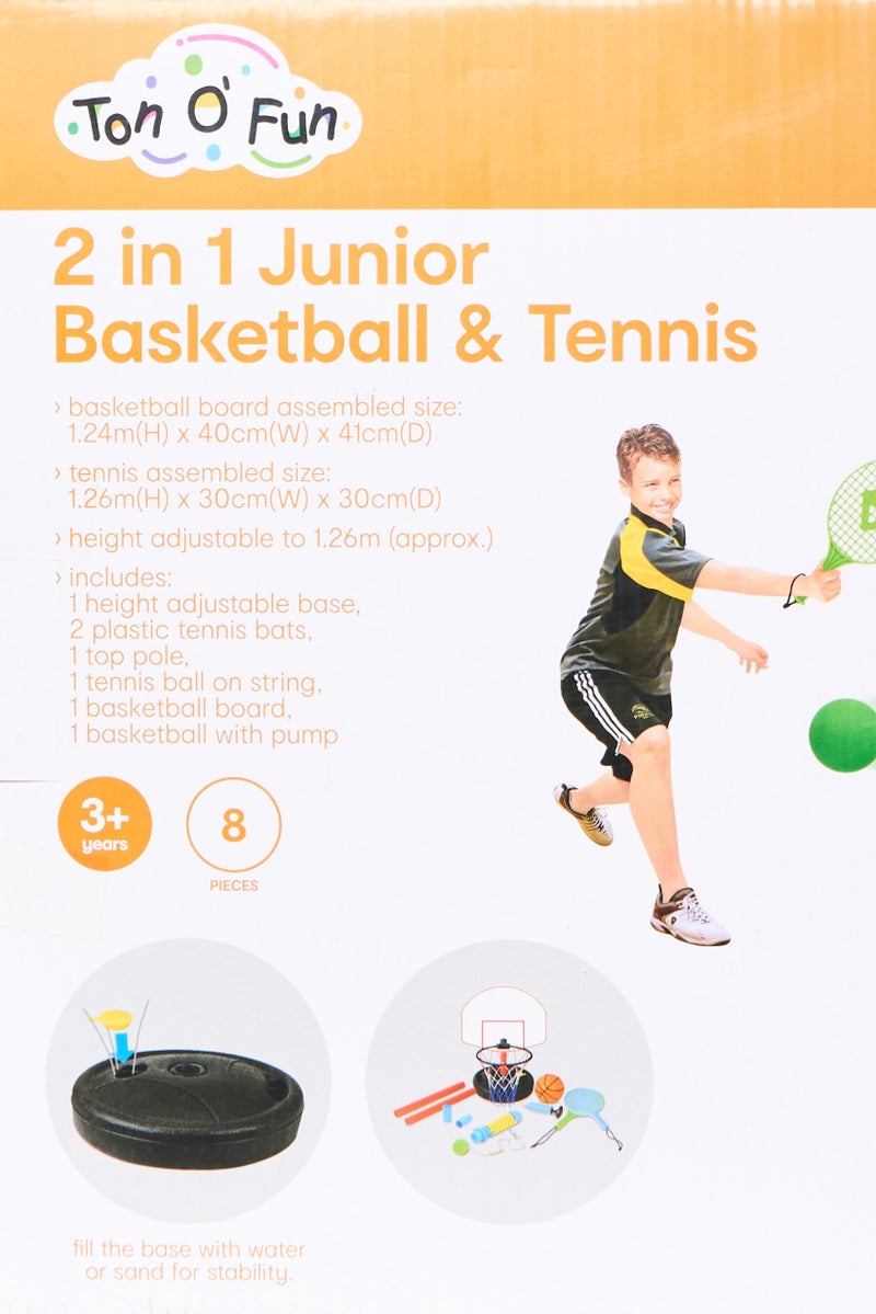Ton O' Fun 2 in 1 Junior Basketball And Tennis - Image 3