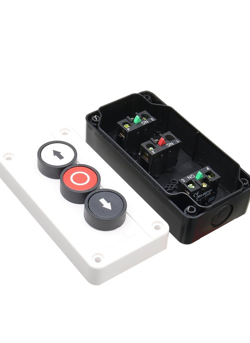 Generic - Momentary Switch Station Box Up Down Stop Control Push Button (GK-B324) - Image 1