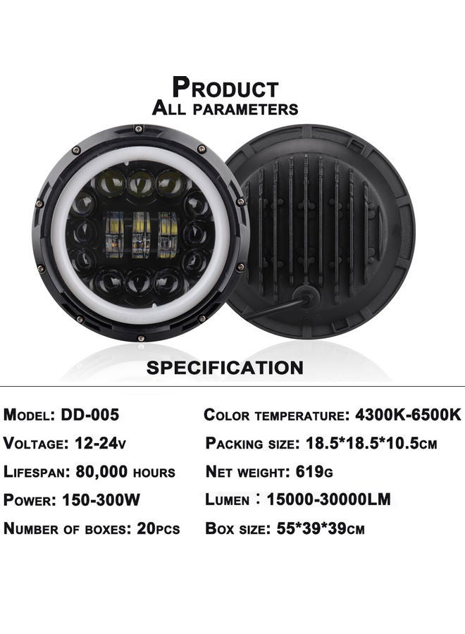 Loquat 12V/24V LED Motorcycle Headlight - Image 3