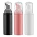 Tekson 3 PCS Soap Foam Bottle 2 oz Empty Travel Foaming Lash Shampoo for Cleanser Dispenser BlackWhitePink Pump - Image 2