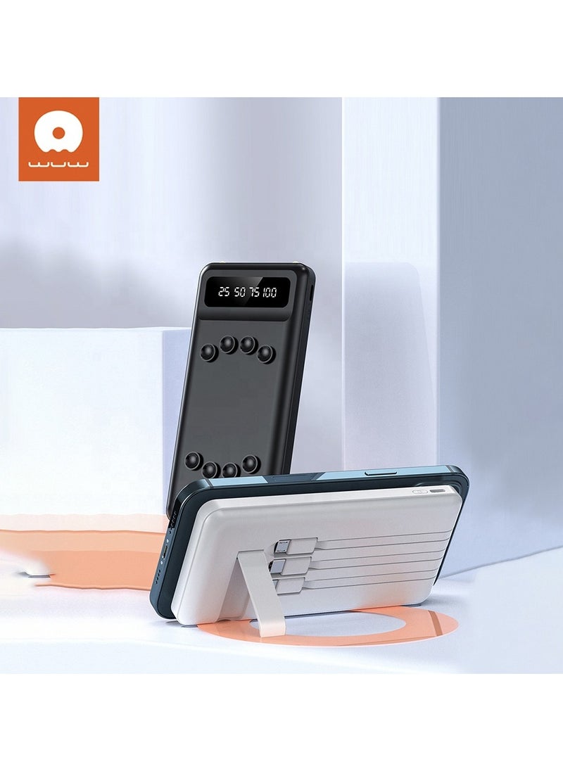 High capacity mobile Powerbank charger 10000 mah built in 3 in 1 ip micro type c powerbank