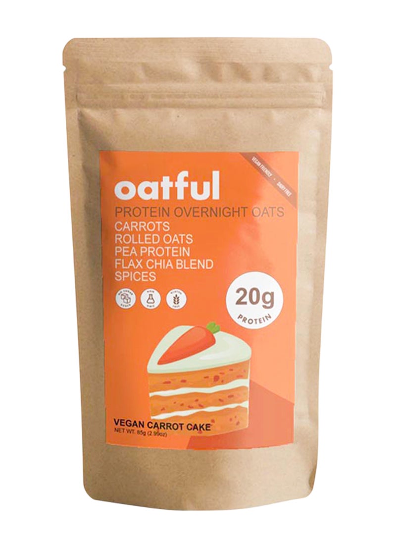 Oatful Carrot Cake Protein Overnight Oats Mix 85g - Image 1