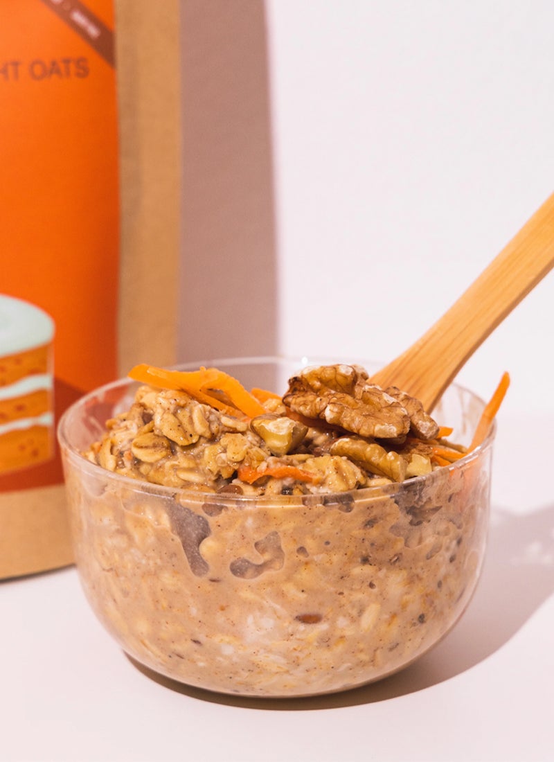 Oatful Carrot Cake Protein Overnight Oats Mix 85g - Image 4