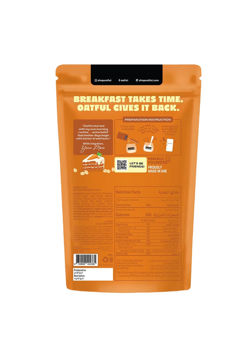 Oatful Carrot Cake Protein Overnight Oats Mix - Image 2
