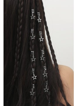 Bahels Silver Bohema Star Hair Earring Clasp Set 5 Pieces  - Image 1