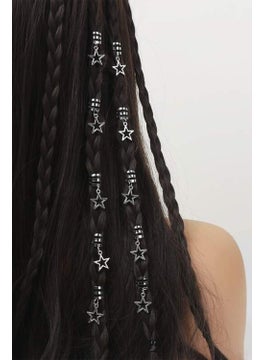 Bahels Silver Bohema Star Hair Earring Clasp Set 5 Pieces  - Image 3