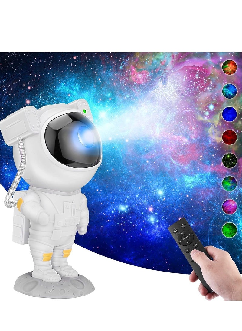 ELTRAZONE Star Projector Night Lights,Kids Room Decor Aesthetic,Tiktok Astronaut Nebula Galaxy Projector Night Light,Remote Control Timing and 360°Magnetic Head,Lights for Bedroom,(Gaming Room Deco) - Image 1