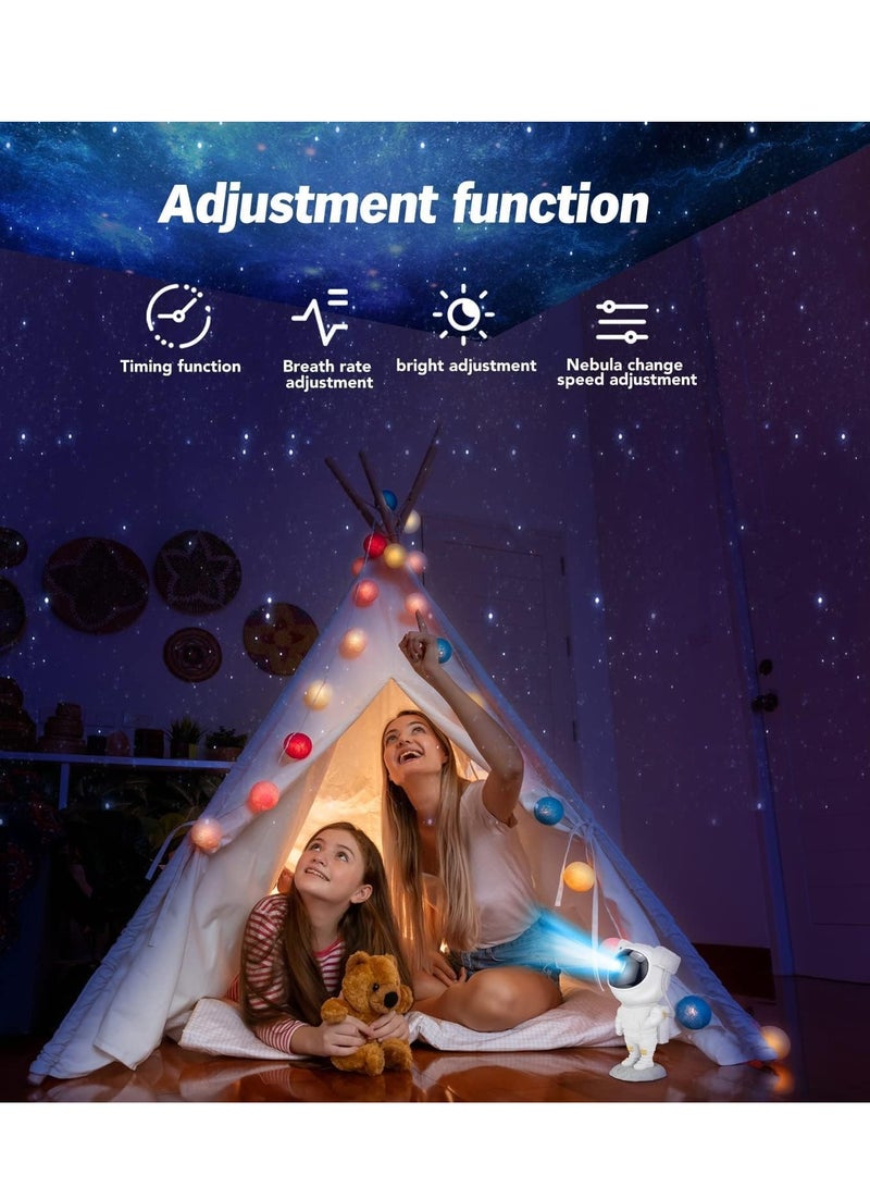 ELTRAZONE Star Projector Night Lights,Kids Room Decor Aesthetic,Tiktok Astronaut Nebula Galaxy Projector Night Light,Remote Control Timing and 360°Magnetic Head,Lights for Bedroom,(Gaming Room Deco) - Image 3