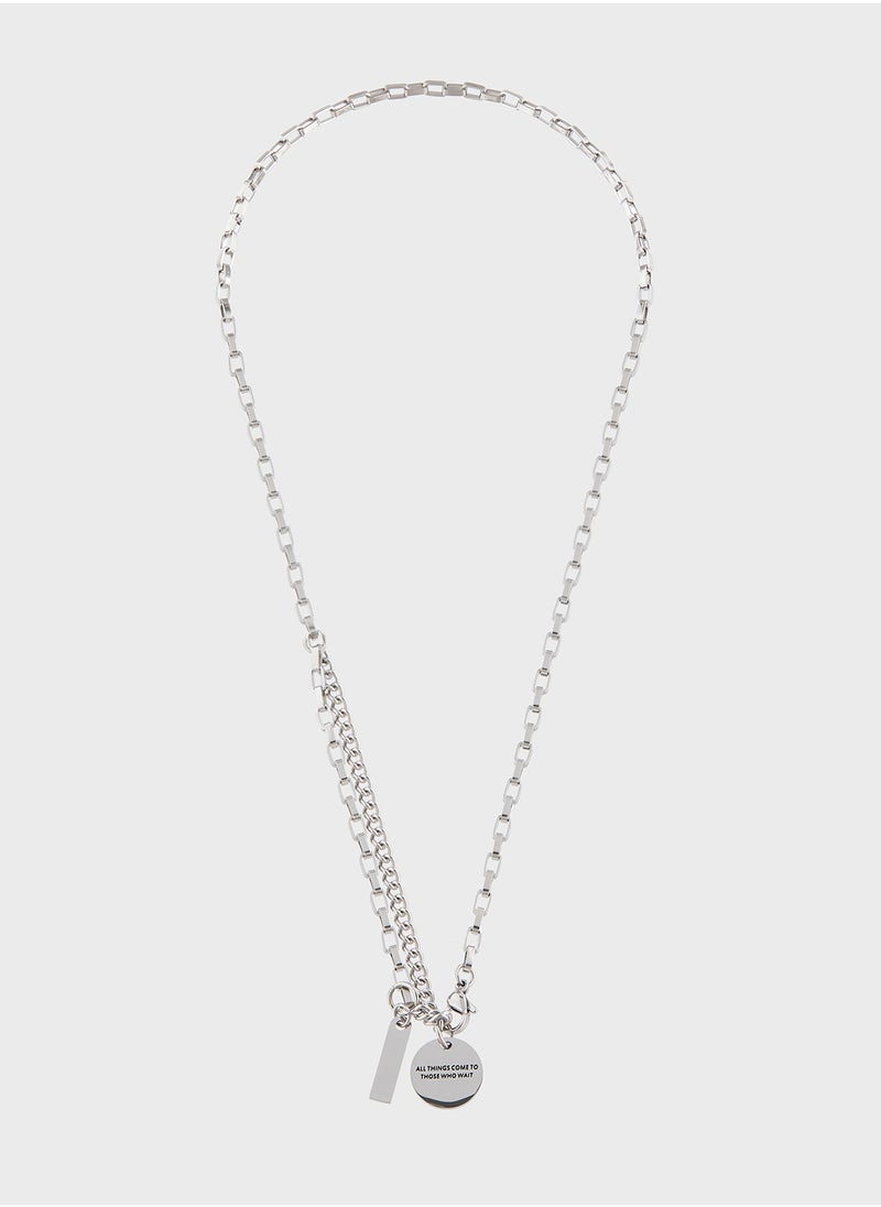Seventy Five Chain Pendant Necklace  - Image 1