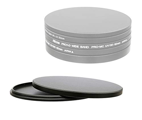 Fotasy 62mm Metal Filter Caps, Aluminum Alloy, Slim Stack Fits 62mm UV CPL Fader ND Filter - Image 1