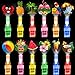 Capoda 36 Pcs Summer Hawaiian Party Favors Tropical Luau LED Finger Lights Beach Gifts Glow in The Dark LED Gifts Hawaii Light Ring for Summer Party Supplies Goodies Bag Piata Filler Prize - Image 2