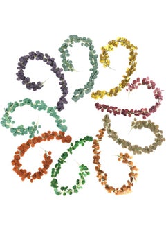 Generic Natural Artificial Hanging Garland Autumn Leaves Purple 35 x 4 x 35centimeter  - Image 2