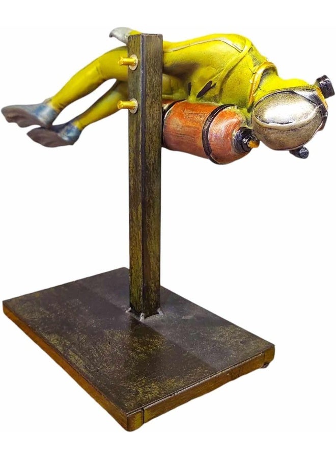 Scuba Diver Figurine, Resin Statue for decoration (Yellow) - Image 5