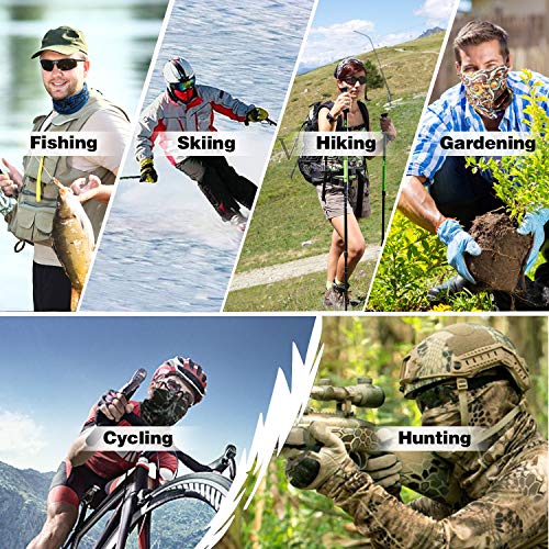 TERNNK Seamless Neck Gaiter Shield Scarf Bandana Face Mask Seamless UV Protection for Motorcycle Cycling Riding Running Headbands (A-011) - Image 5