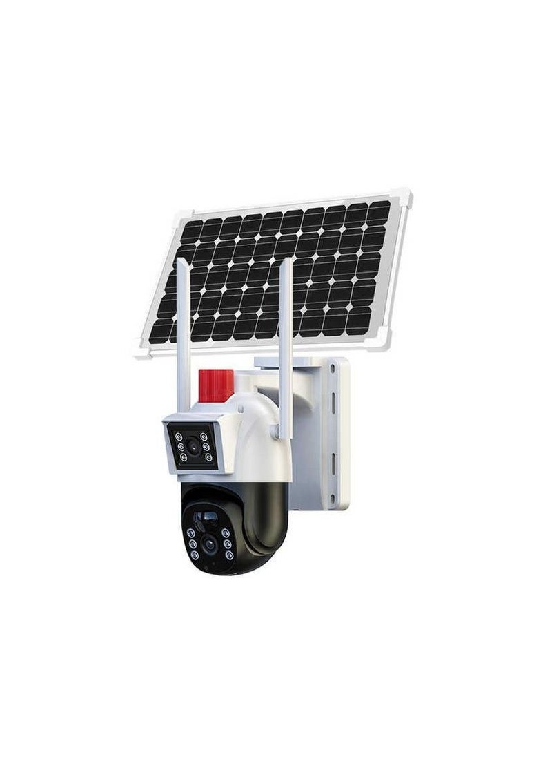 CALUS - Ai Sollar Camera 2 in 1 4G/WiFi Smart Solar Security Camera 8MP Dual Lens - Image 1