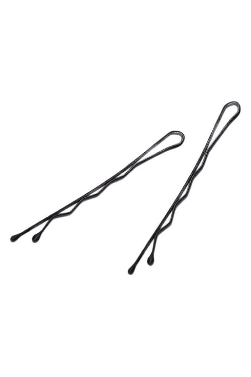 بنس شعر بلون اسود، عبوة من 24 قطعة - Image 2