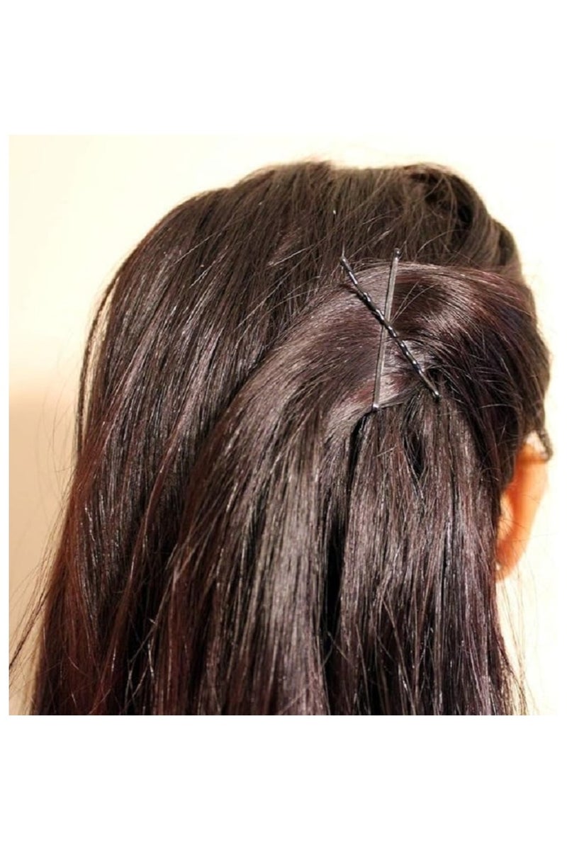 بنس شعر بلون اسود، عبوة من 24 قطعة - Image 5