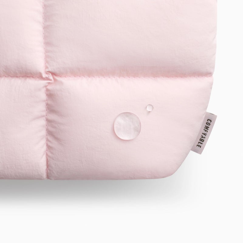 Comfyable Puffy Electronics Organizer Travel Case, Cute Tech Pouch for Women Men, Cable Storage Bag for Charger, Phone, Power Bank, Cord, Compact Tech Accessories Pouch, Light Pink - Image 5