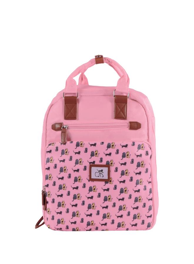Biggdesign Pink Cats Waterproof Laptop Backpack - Image 1
