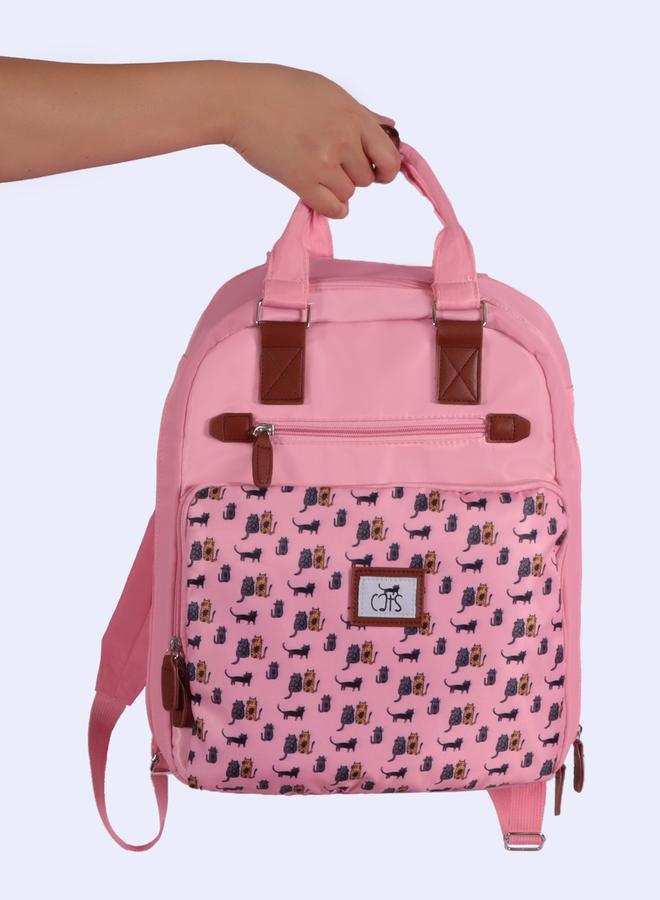 Biggdesign Pink Cats Waterproof Laptop Backpack - Image 5